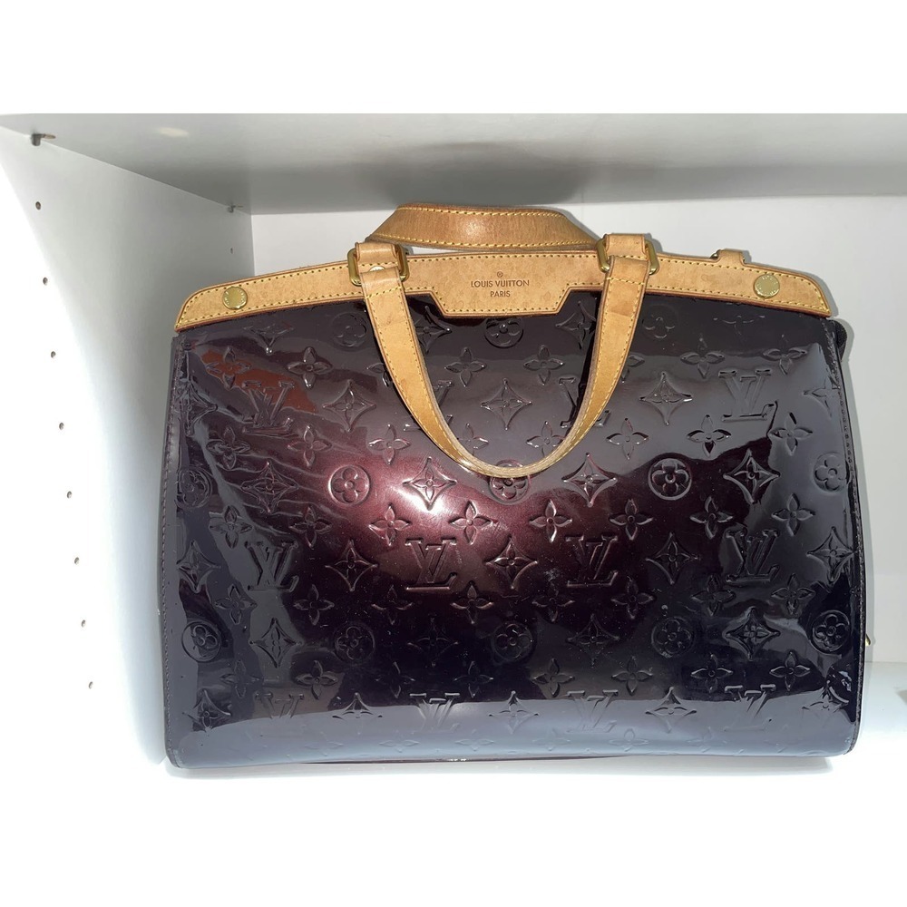 Louis Vuitton Alma BB Monogram Vernis Leather Bag